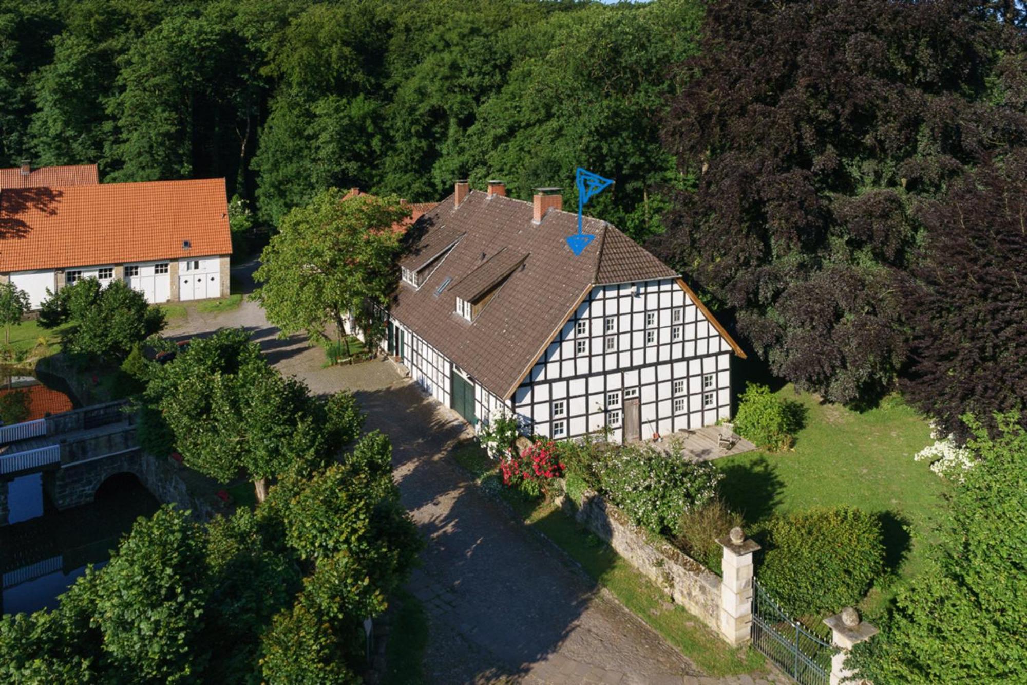 Am Wasserschloss Haus Marck Tecklenburg